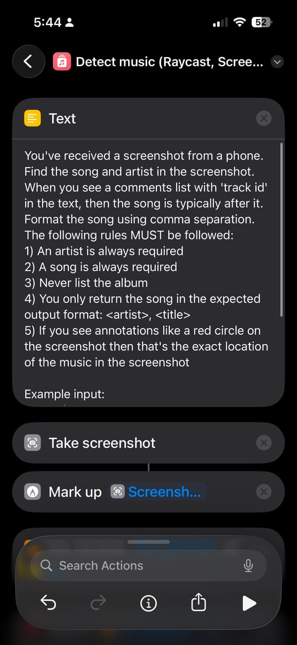 Saving discovered music using AI